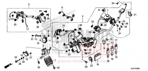 IMPIANTO ELETTRICO CBR650FAJ di 2018